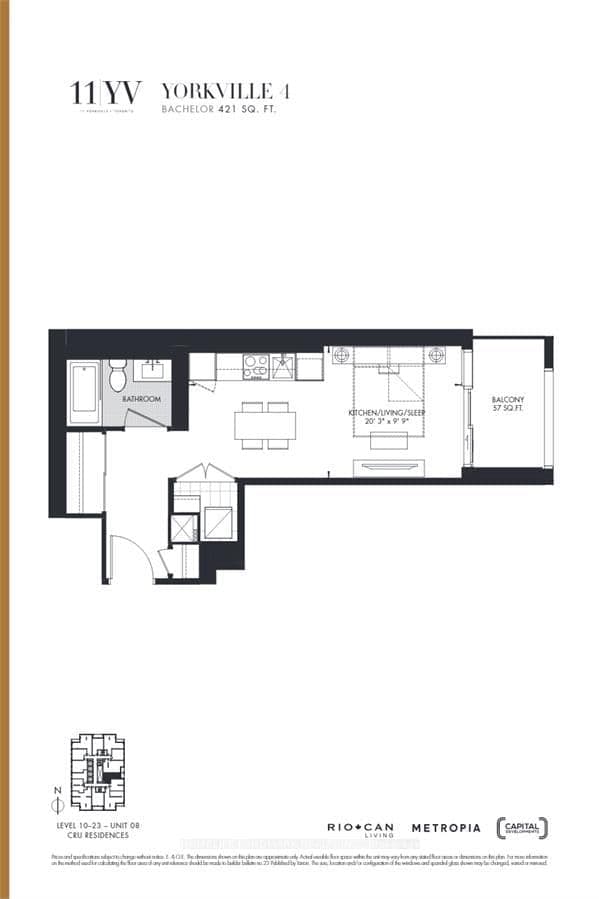 #1108 - 11 Yorkville Avenue