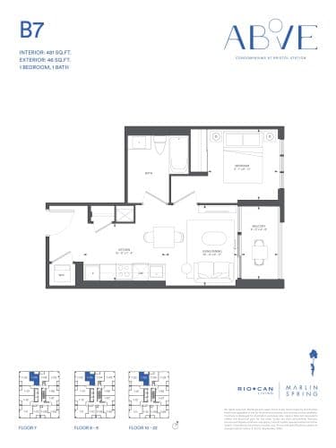 B7 (Tower) floor plan