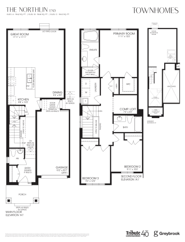 The Northlin (End) floor plan